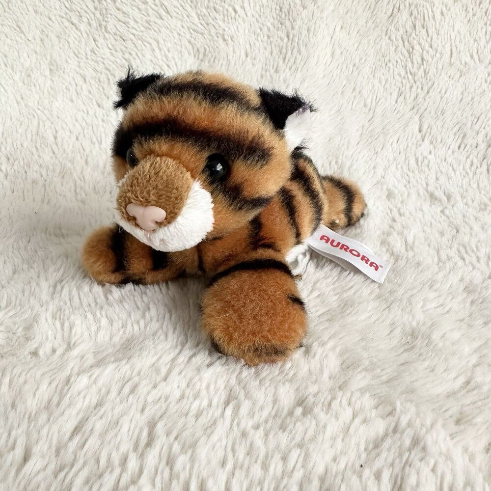 Aurora Tiger Shoulder Buddy Magnet Plush Toy Stuffed Animal